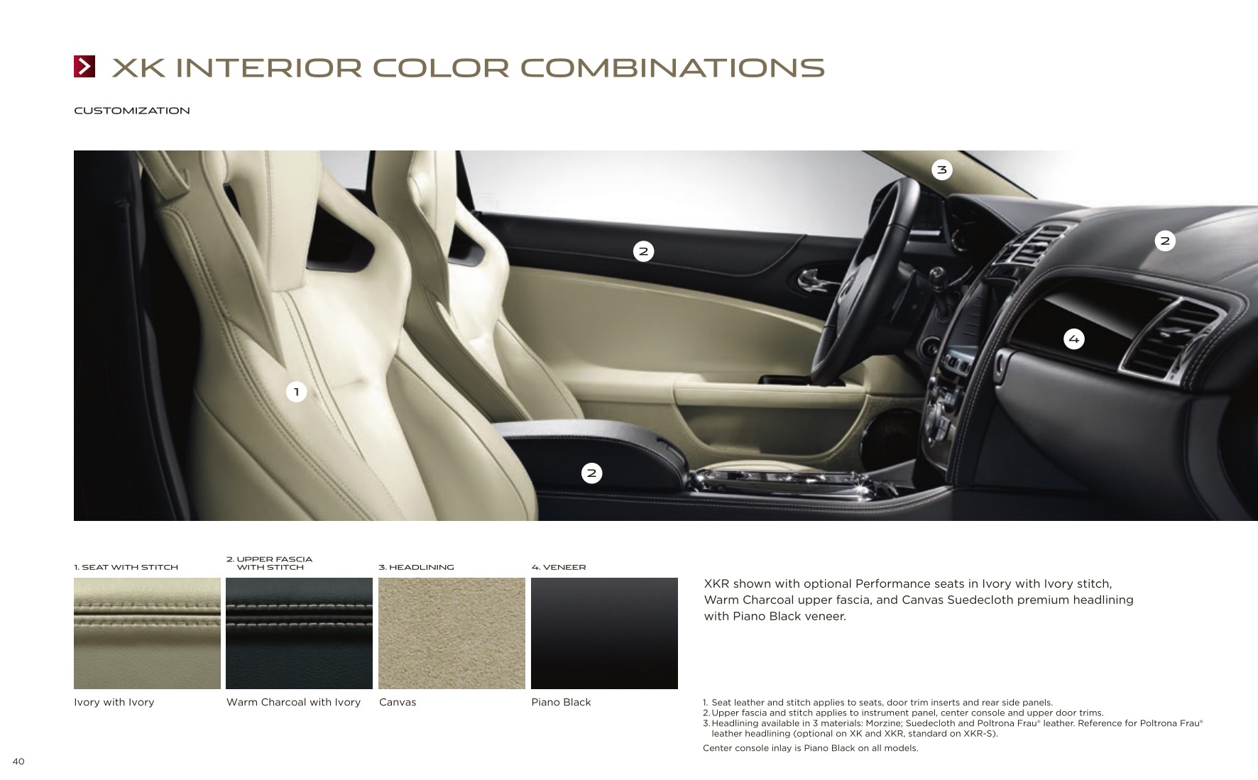 2015 Jaguar XK Brochure Page 42